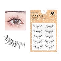 Amazon | LASHIDOLつけまつげ ナチュラル つけま つけまつ毛 束感 透明