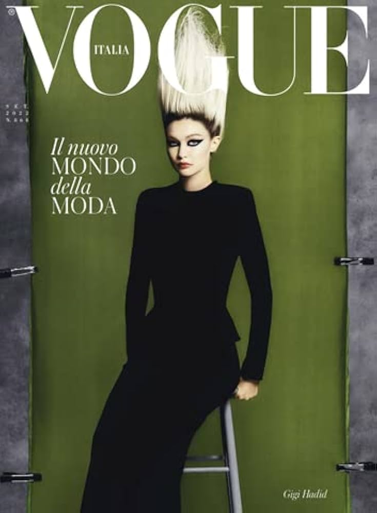 Amazon.com: Vogue Italia Magazine September 2022 Gigi Hadid (PB
