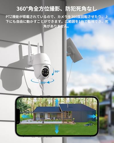 Amazon.co.jp: ieGeek: SIMカード通信防犯カメラ(WIFI不要）