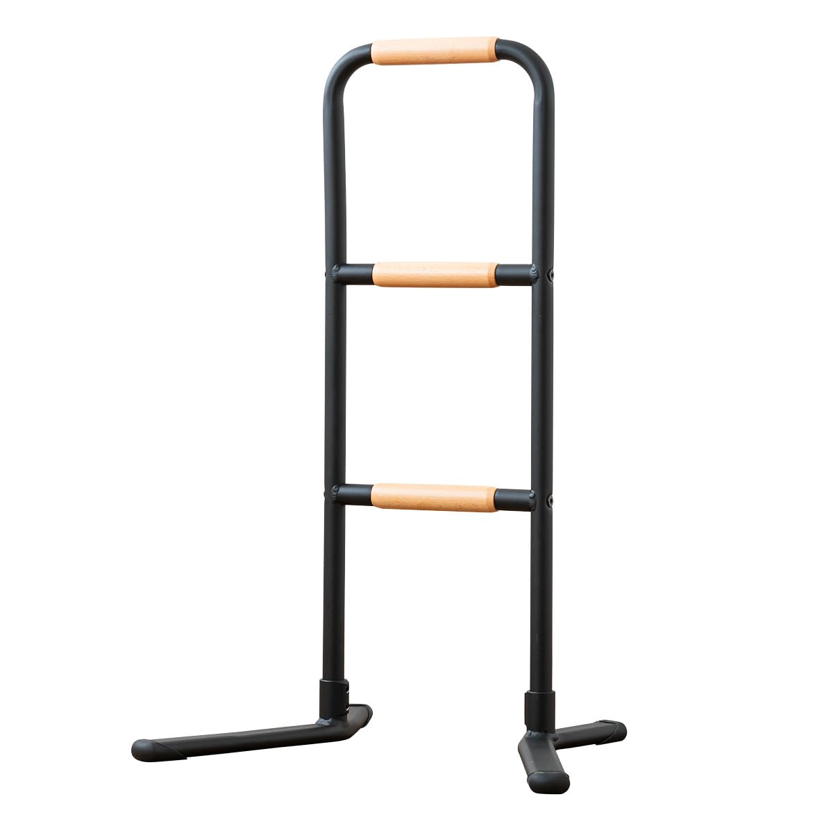 Amazon.co.jp: 楽々健 立ち上がり 補助手すり 「楽禅」 3段 ブラック
