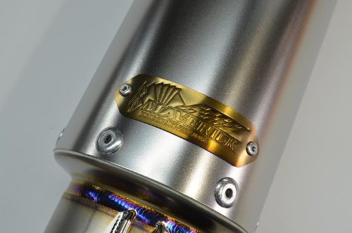 Amazon.co.jp: Maverick (MB5YK) Sports Silencer, Raw Titanium/Solid