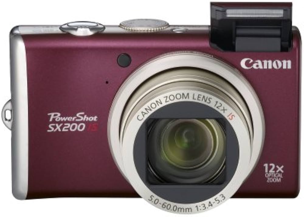 Canon PowerShot SX200 IS Compact Digital Camera 12.1 Megapixels 12