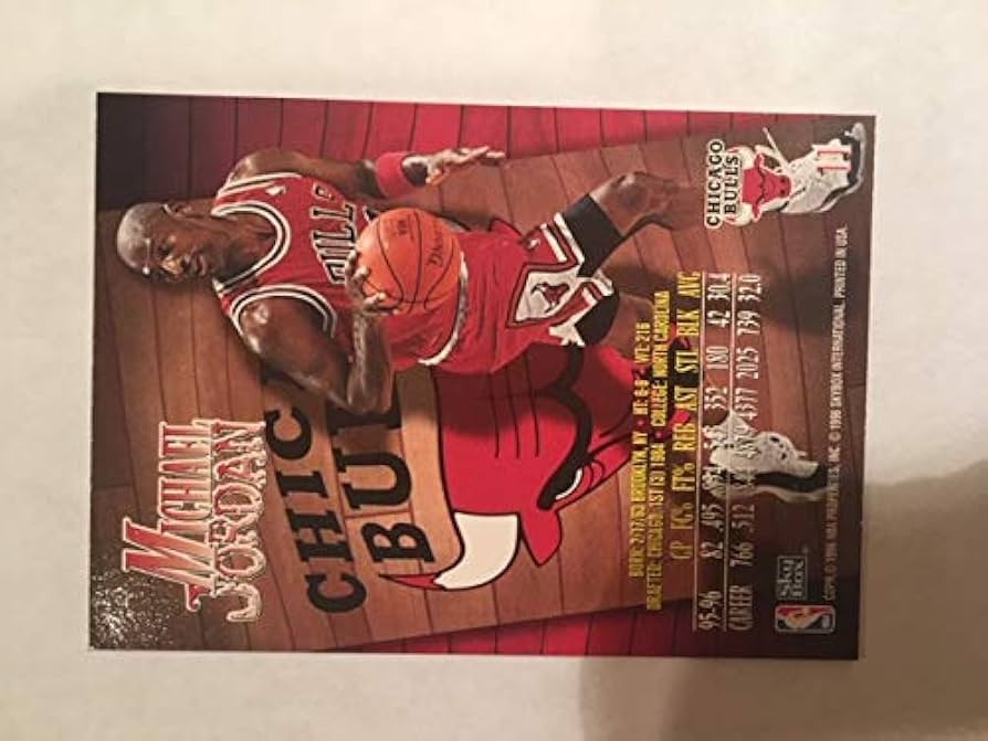 Amazon.com: 1996/97 Skybox Z Force #11 Michael Jordan Chicago