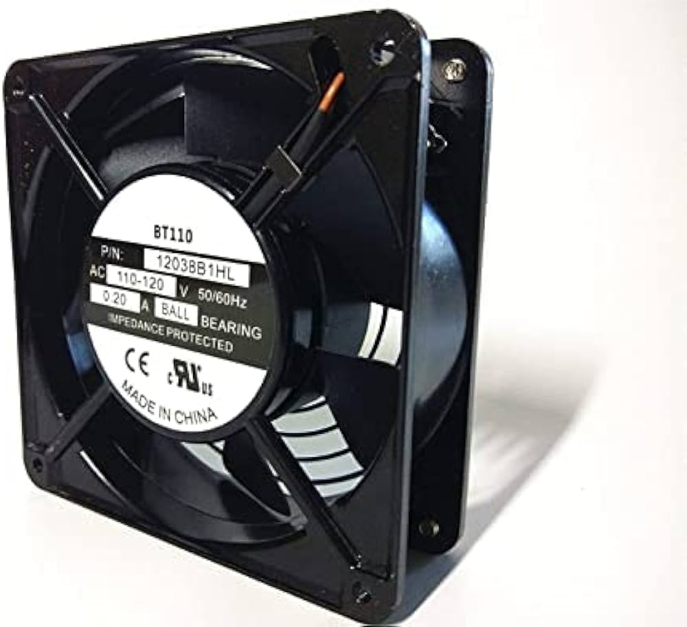 Amazon.com: 12038B1HL 120V 0.20A 12038 Cooling Fan 120X120X38mm