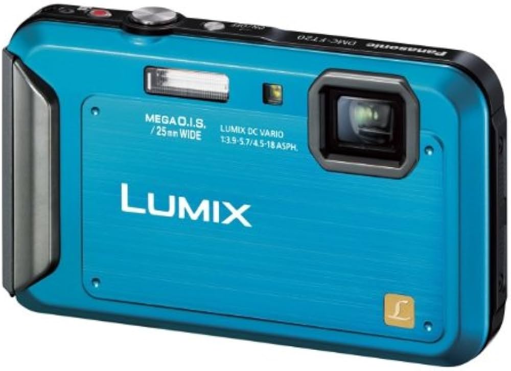 パナソニック デジタルカメラ ルミックス フローラルブルー DMC-FX66-A