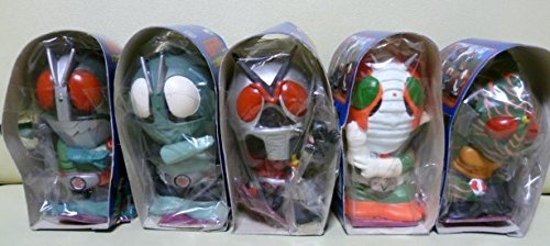 Amazon.co.jp: 仮面ライダー1号 2号 V3 X アマゾン ソフビ貯金箱