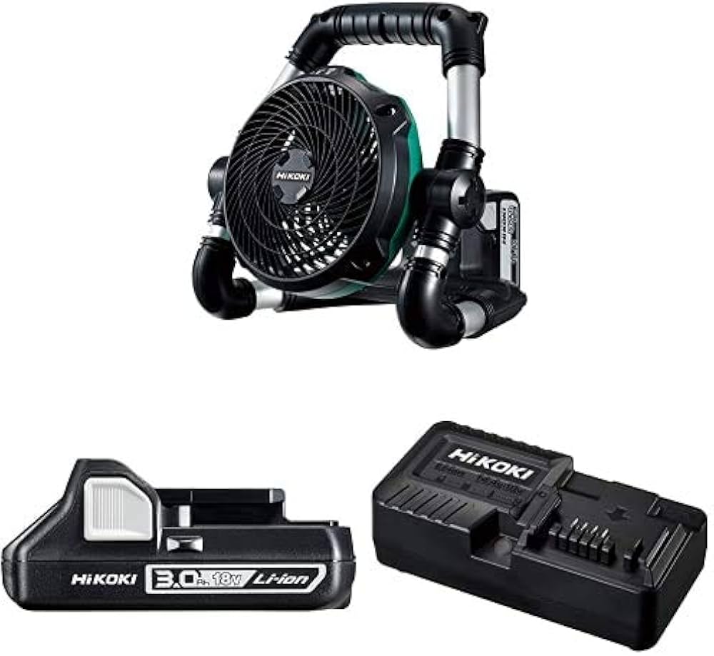 Amazon | HiKOKI(ハイコーキ) 旧日立工機 コードレスファン UF18DSDL