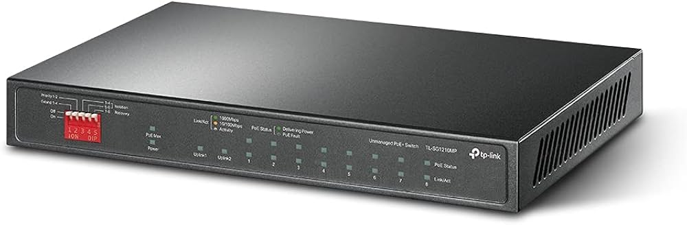 Amazon | TP-LINK 10ポート ギガビットデスクトップスイッチ PoE+ 8