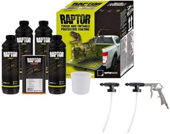 Amazon | ラプターライナー 4Lキット + スプレーガン セット 高耐久