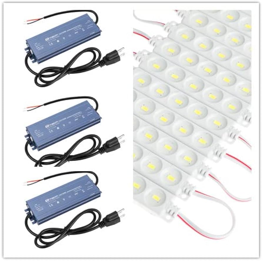Amazon.com: LED Module DC12V White 6500K Injection 5 LED Module