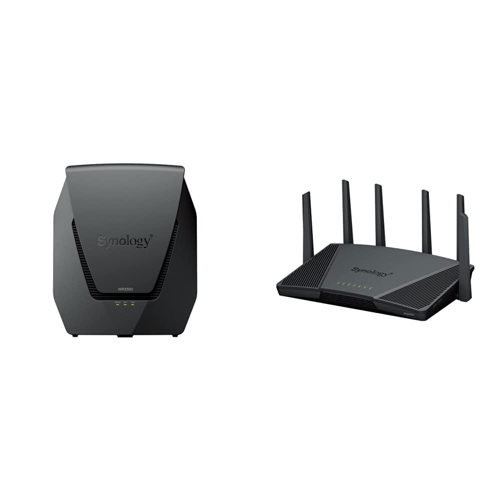 Amazon.com: Synology WiFi Router Bundle with WRX560 and RT6600ax
