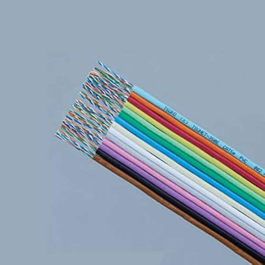 Amazon.co.jp: 通信興業 CAT5E LANケーブル (300m巻き) TSUNET-350E