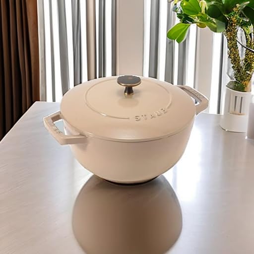 staub Wa-NABE 40501-001 Linen L Vintage Knob Specifications 7.9