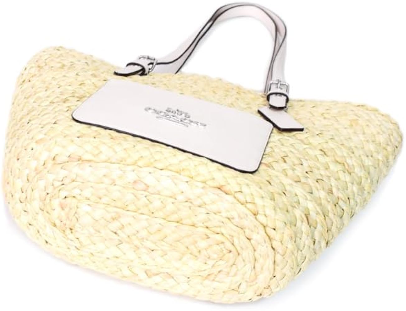 Amazon | [コーチ] バッグ ストロー スムースレザー かごバッグ ロゴ