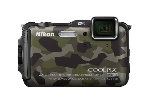 Amazon | Nikon デジタルカメラ AW120 防水 1600万画素 カムフラージュ