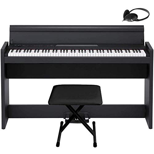 Amazon | KORG 電子ピアノ LP-380-BK U 88鍵 ブラック X型椅子セット