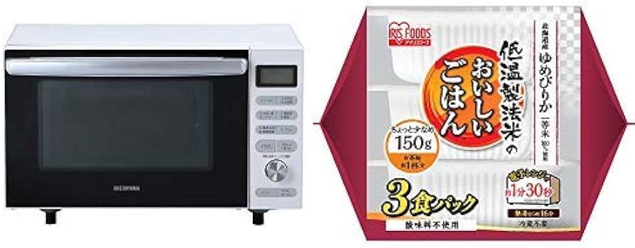 Amazon | 【セット買い】アイリスオーヤマ オーブンレンジ 18L