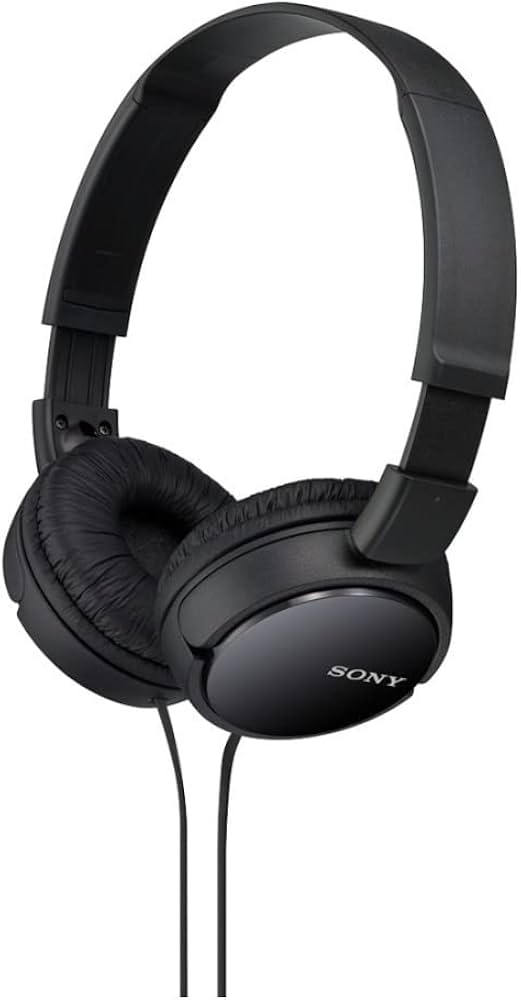 Sony Fones de ouvido intra-auriculares ZX Series com fio, preto