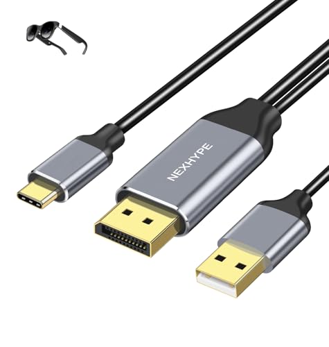Amazon | DisplayPort to USB-C 変換ケーブル Xrea-l Air 4K＠60Hz 1.8