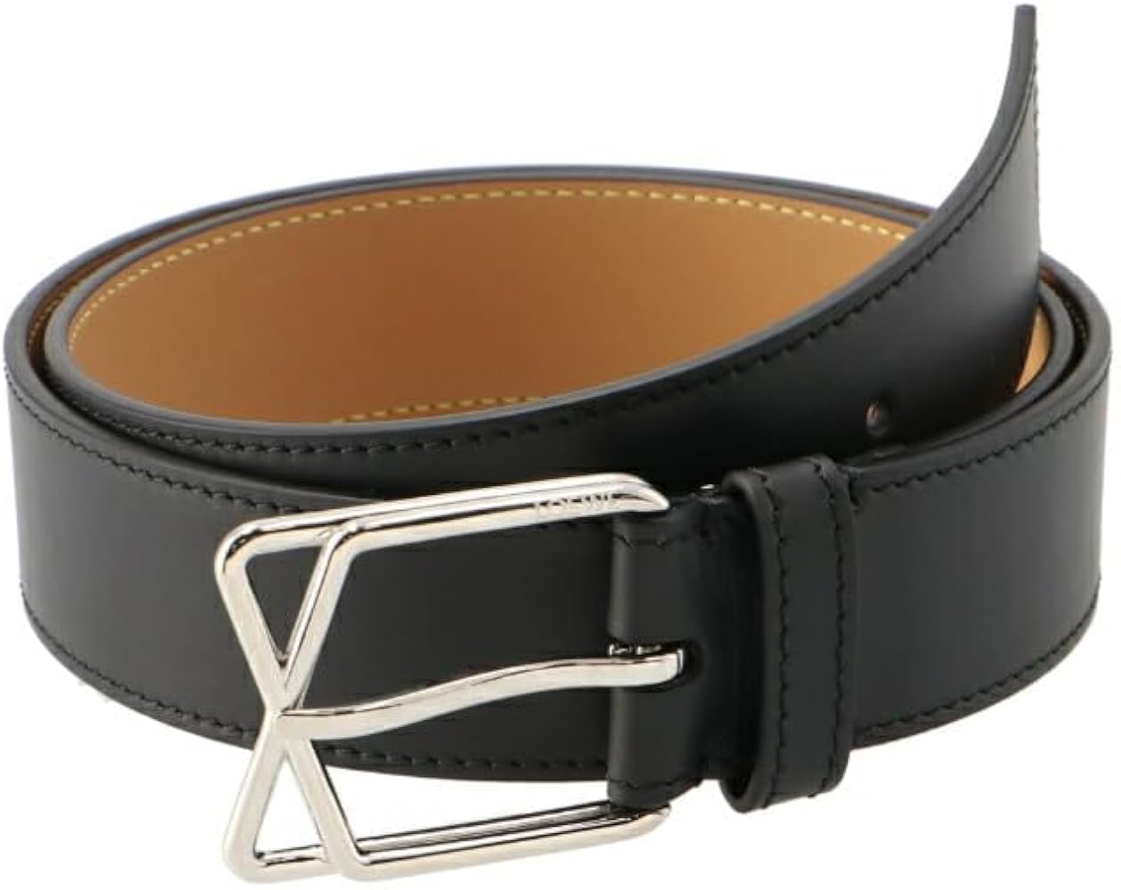 Amazon | [ロエベ] ベルト メンズ LAYERED CROSS BUCKLE BELT 3.5