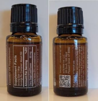 Amazon.com: doTERRA Clary Sage Essential Oil - 15 ml : Health