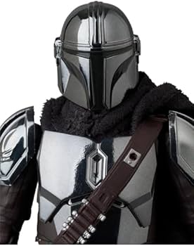 Amazon.com: MAFEX No. 256 THE MANDALORIAN CHROME Ver. Total Height