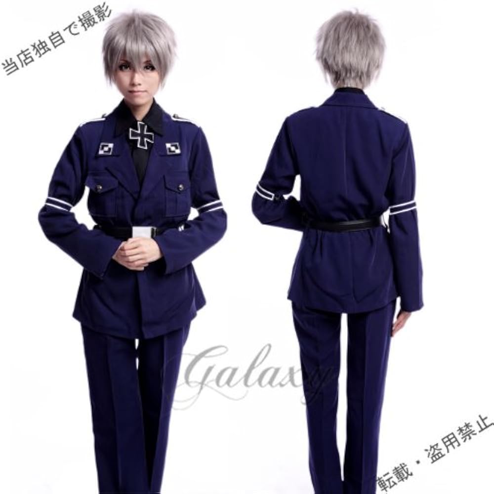Amazon | ヘタリア プロイセン ギルベルト 風 軍服 コスプレ衣装 wh008