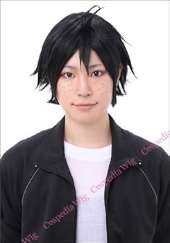 Amazon.co.jp: ハイキュー!! 山口 忠 風 ウィッグ キャラウィッグ 美容