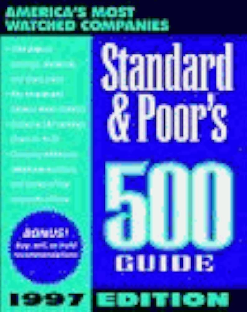 Standard & Poor's 500 Guide (Annual): Corporate Author-Standard