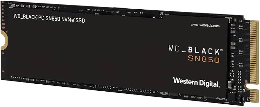 WD_BLACK SN850 ヒートシンク搭載 M.2 NVMe 500GB WD_BLACK SN850