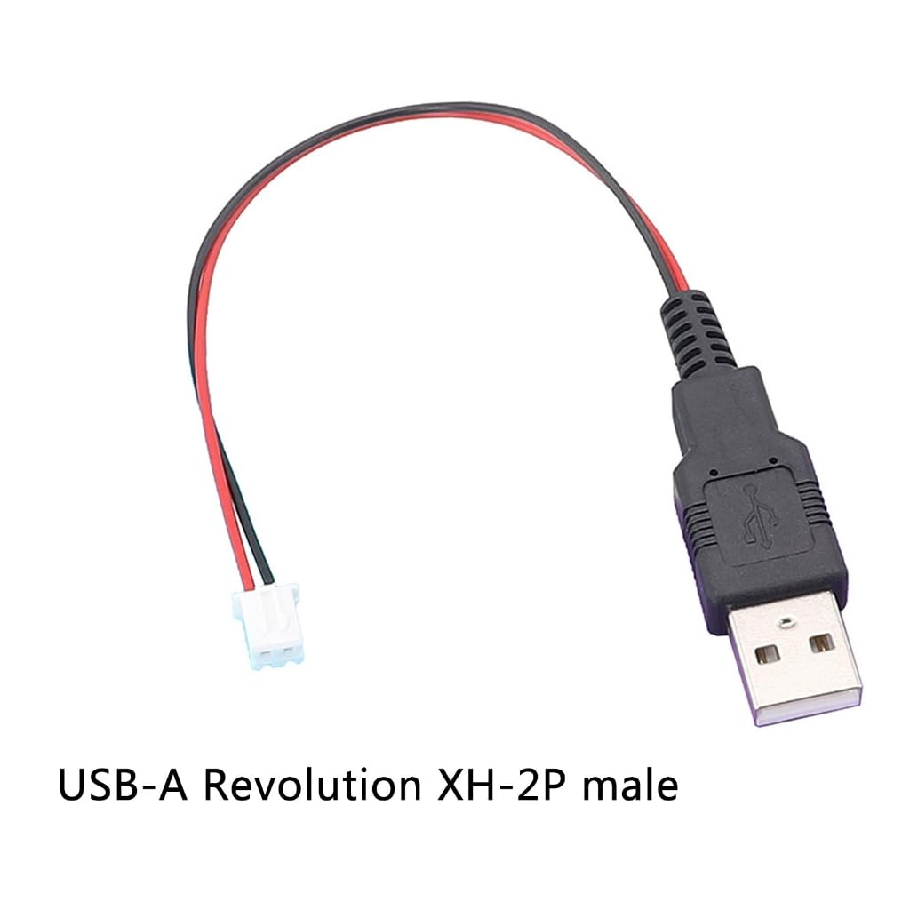 Amazon.co.jp: 汎用性USB AからXH2.54 2ピン変換ケーブル電源および