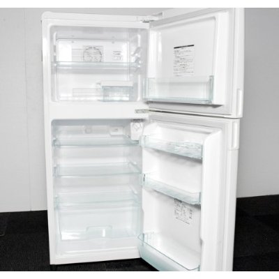 Amazon.co.jp: 東芝 (120L)2ドア冷凍冷蔵庫 YR-12T-WH(ホワイト