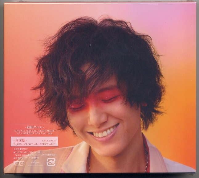 Amazon.co.jp: ☆藤井風 「LOVE ALL SERVE ALL」 初回盤 2CD+特製