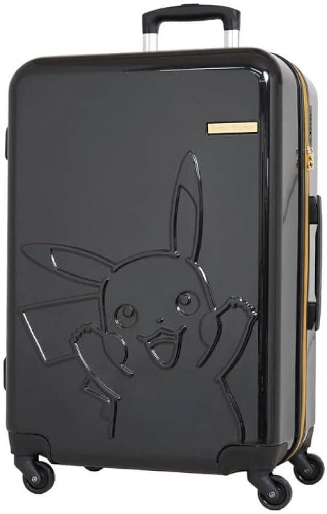 Amazon | [ポケットモンスター] スーツケース Mサイズ 軽量 ピカチュウ