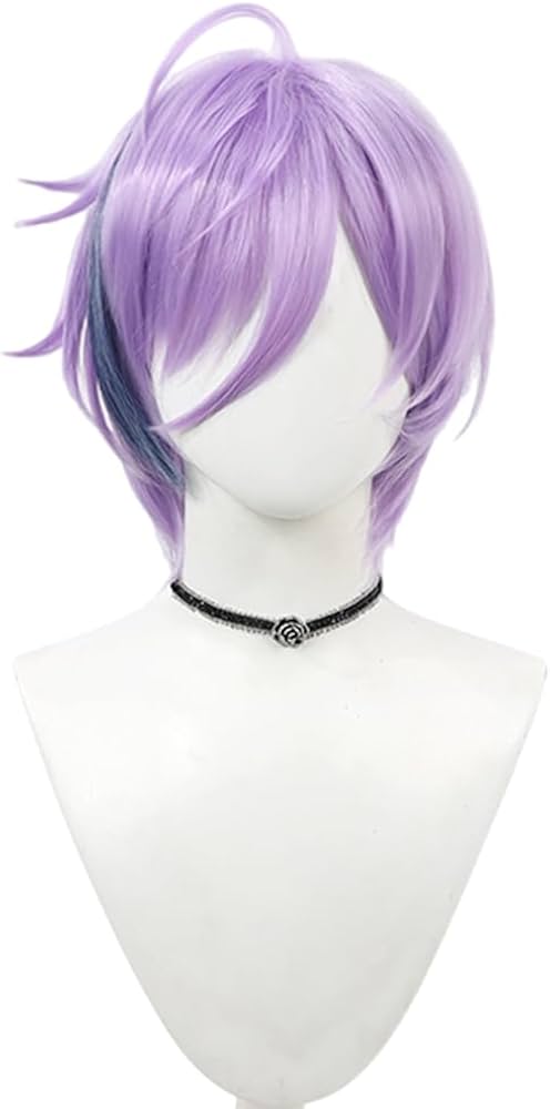 Amazon.co.jp: コスプレウィッグ 榊ネス パープル 耐熱 ウィッグ