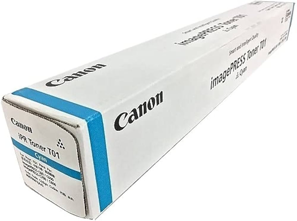 Canon T01C 8067B001 C700 C800 ImagePress Toner Cartridge T01 (Cyan