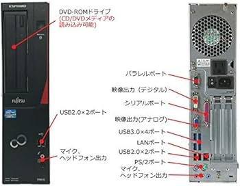 Amazon.co.jp: 中古 デスクトップパソコン【Windows10】富士通 ESPRIMO