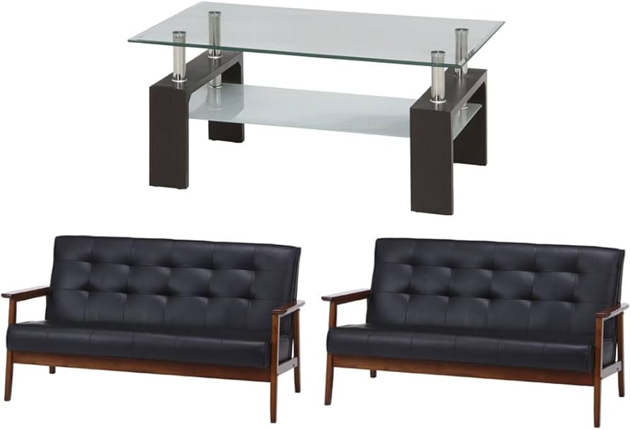 Amazon.co.jp: 応接セット 応接ソファーセット 3点セット 2人掛け×2