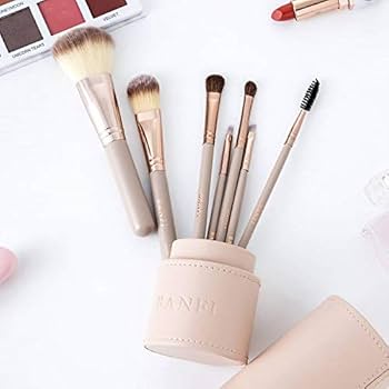 Amazon | 【メイクブラシ 化粧ブラシセット収納ケース付き 1】7本