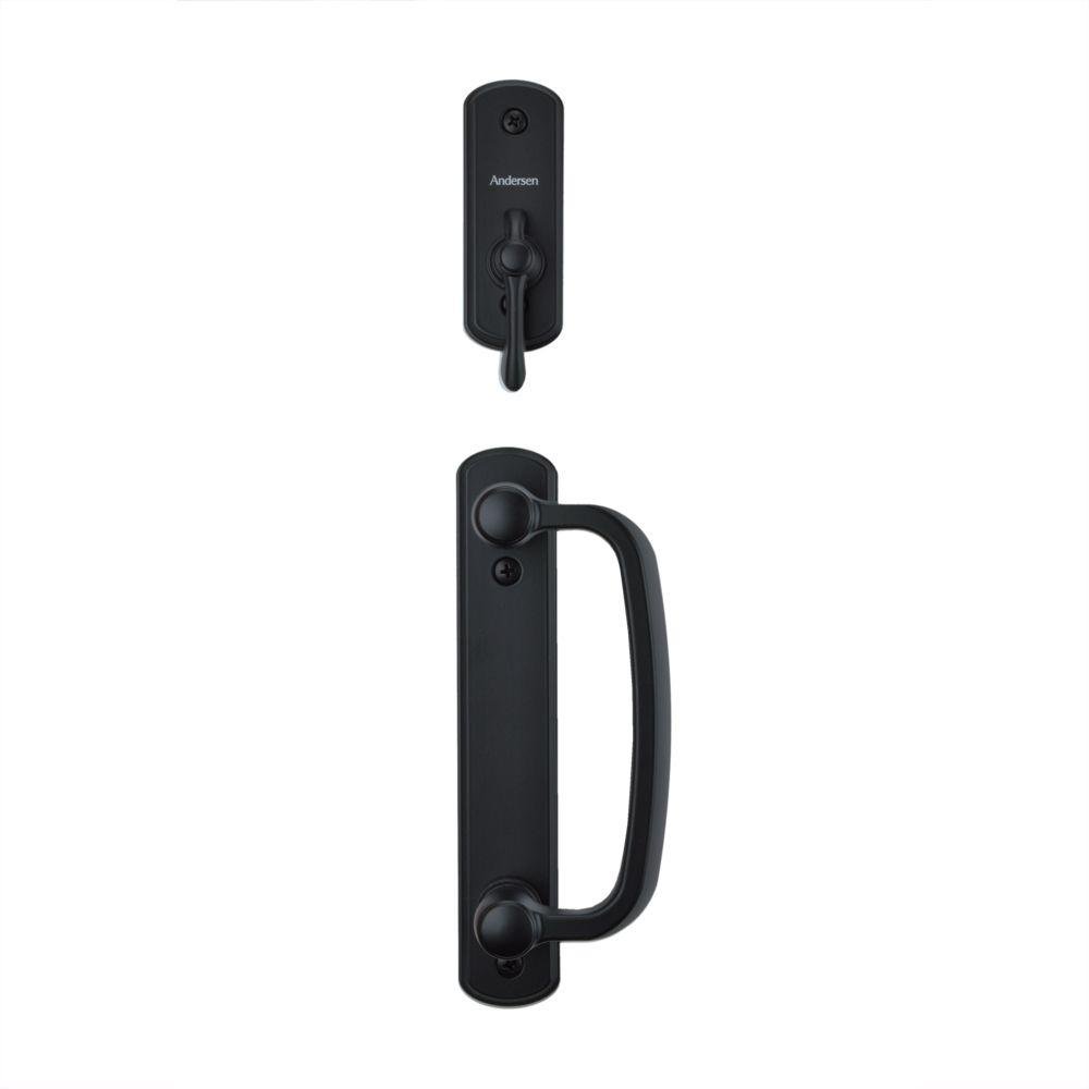 Andersen Albany 2-Panel Gliding Door Hardware Set in Black
