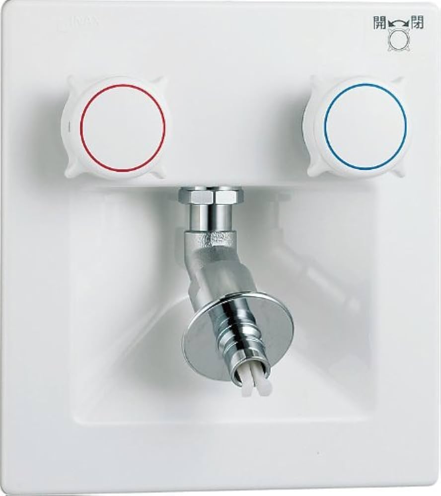 Amazon | LIXIL(リクシル) INAX 洗濯機用水栓金具 埋込タイプ(屋内専用