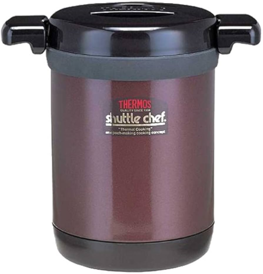 Amazon.co.jp: THERMOS 真空保温調理鍋 ダークチェリー KPO-1200
