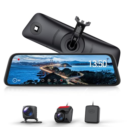 JADO - ドライブレコーダー ミラー型 分離 T860-1 リア1440P の評価