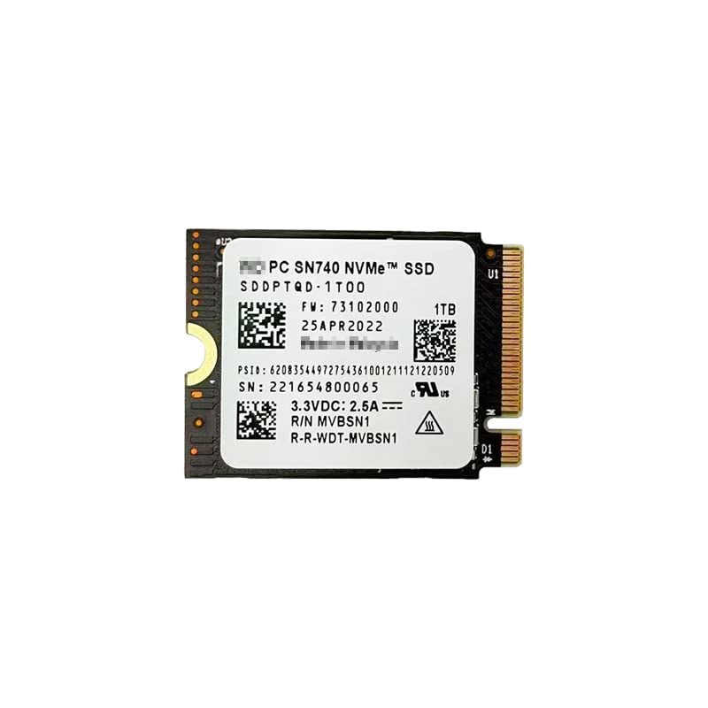 Amazon | SN740 2TB M.2 2230 SSD NVMe PCIE4.0x4 for Steam Deck, for