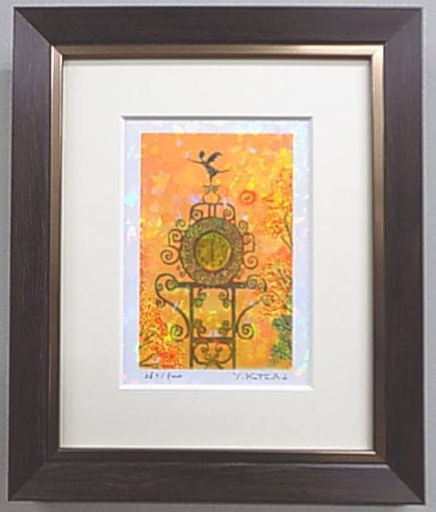 Amazon.co.jp: 風水金運 吉岡浩太郎版画 天使の風水・黄色 : ホーム