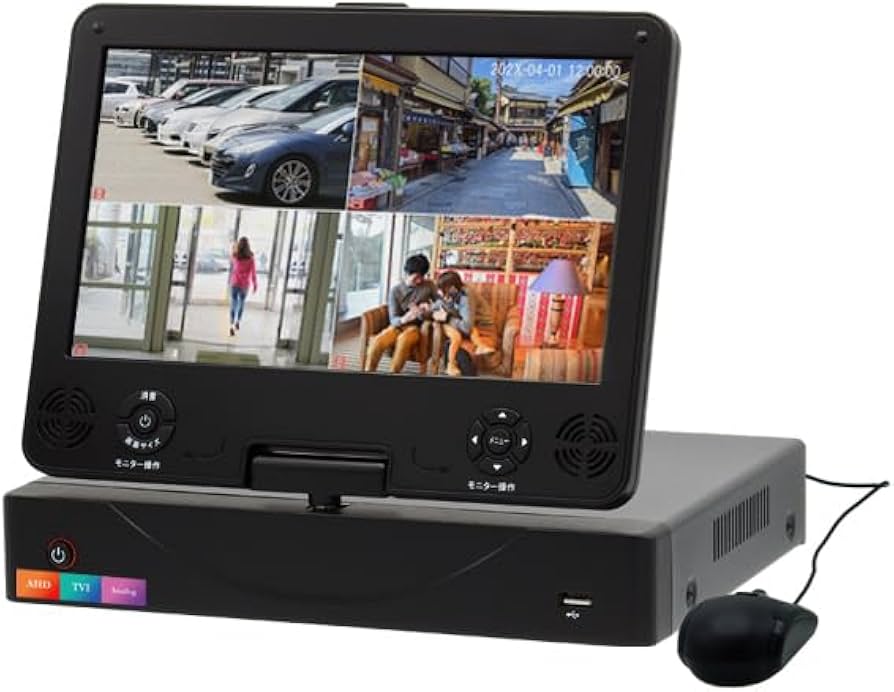 Amazon | セキュテック 液晶モニタレコーダー 4ch 500万画素対応