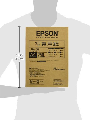 Amazon | エプソン コピー用紙 写真用紙 光沢 250枚 A4 KA4250PSKR