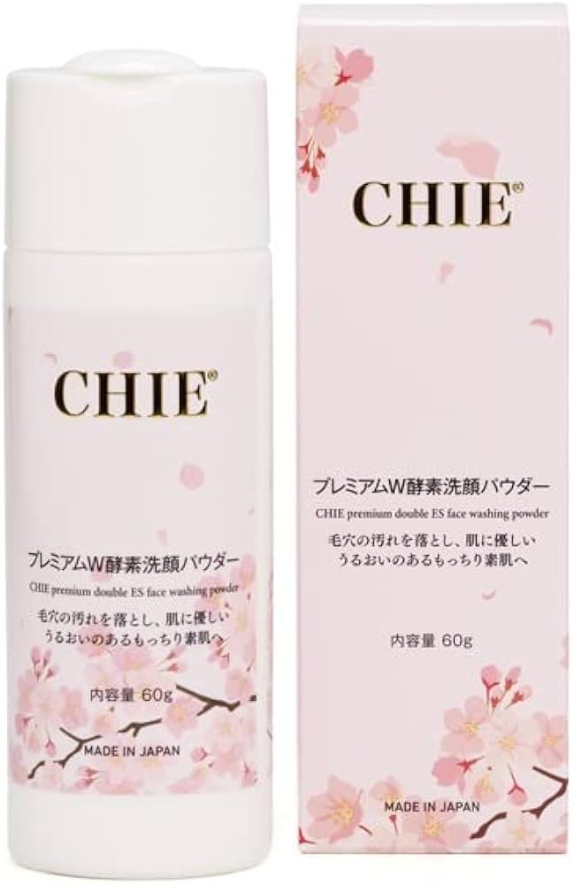 Amazon | CHIE プレミアムW酵素洗顔パウダー (1本) 60g 約90日分 箱入