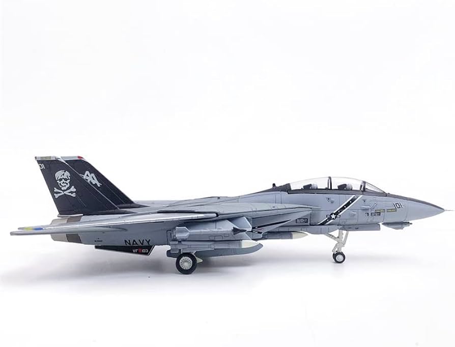 Amazon.com: F14 US Navy Grumman Tomcat VF-103 Fighter 1/100