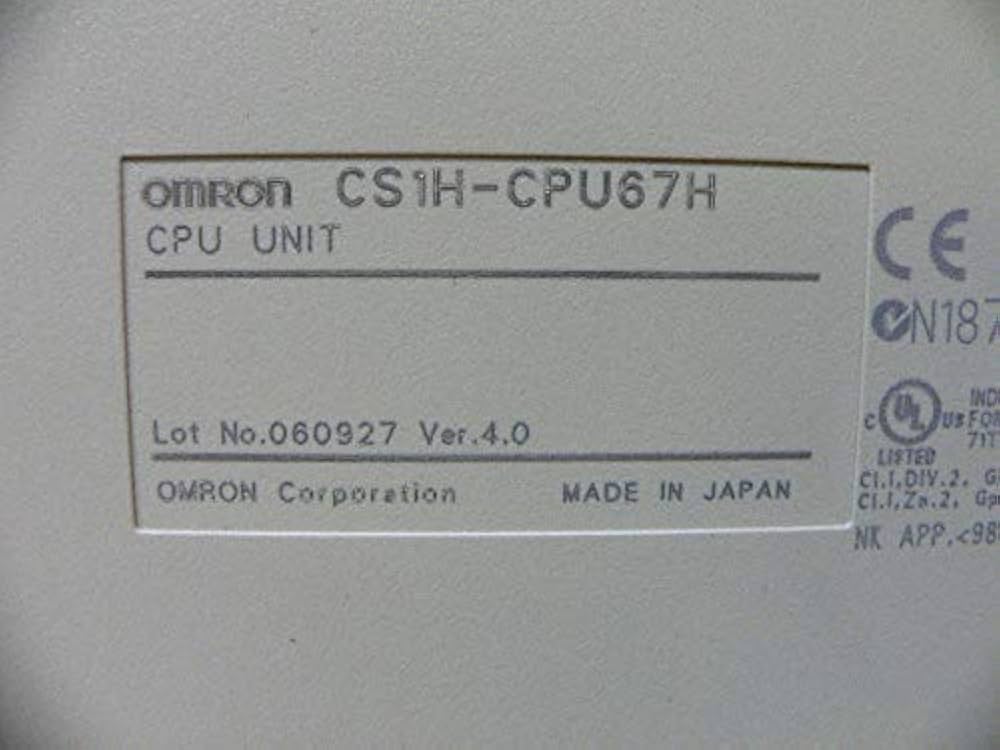 Amazon.co.jp: オムロン CS1H-CPU67H : パソコン・周辺機器